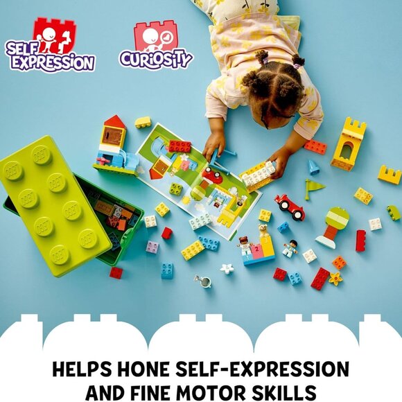 Lego DUPLO Deluxe Brick Box  10914 Building Playset (85pcs) Brand New - Picture 3 of 11